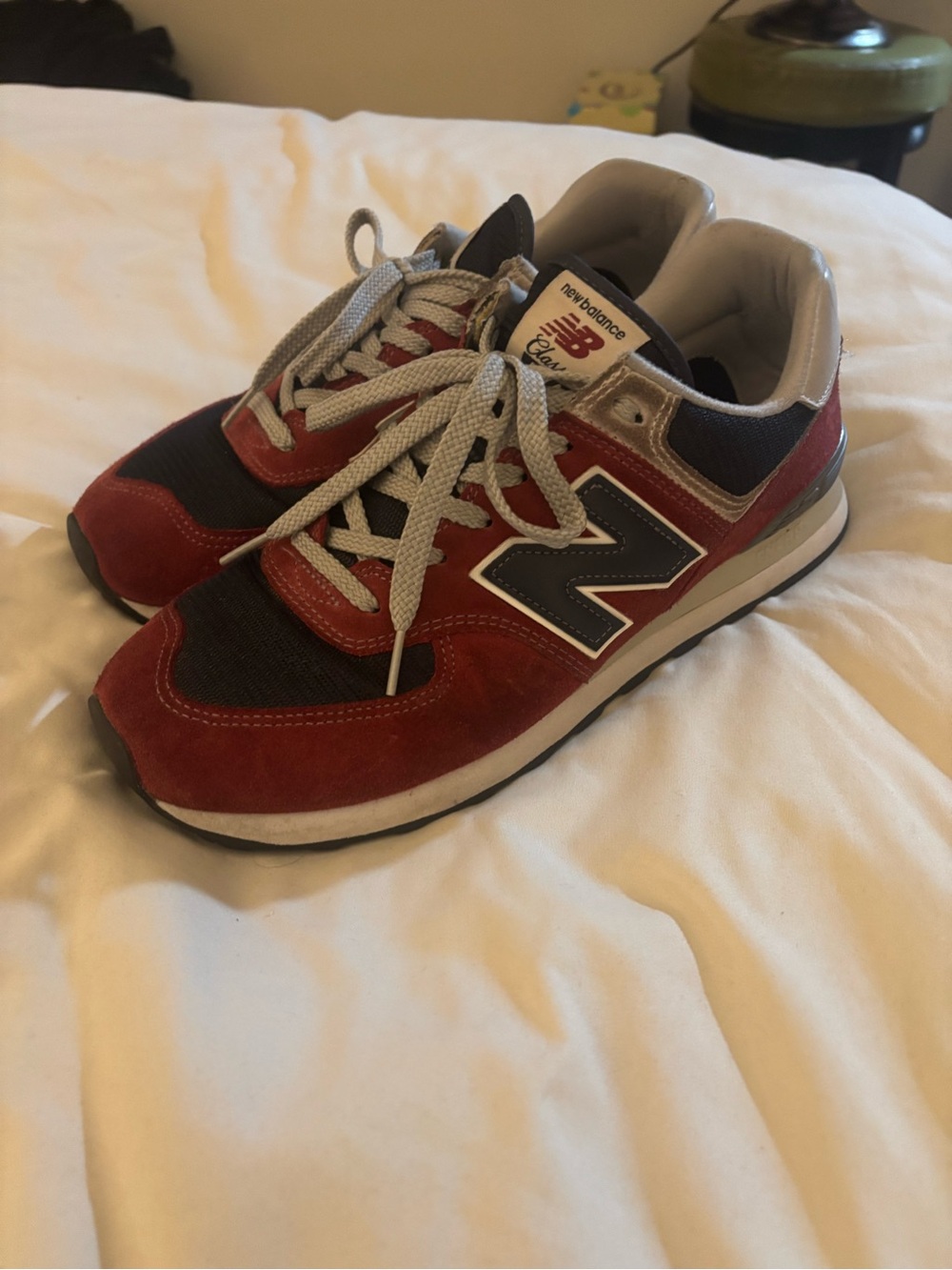 New balance 574 red size 12